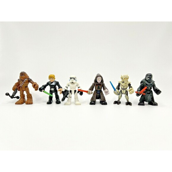 Star Wars Galactic Heroes Action Figure 2" Lot of 6 LFL Hasbro Playskool 2001 - Picture 9 of 10